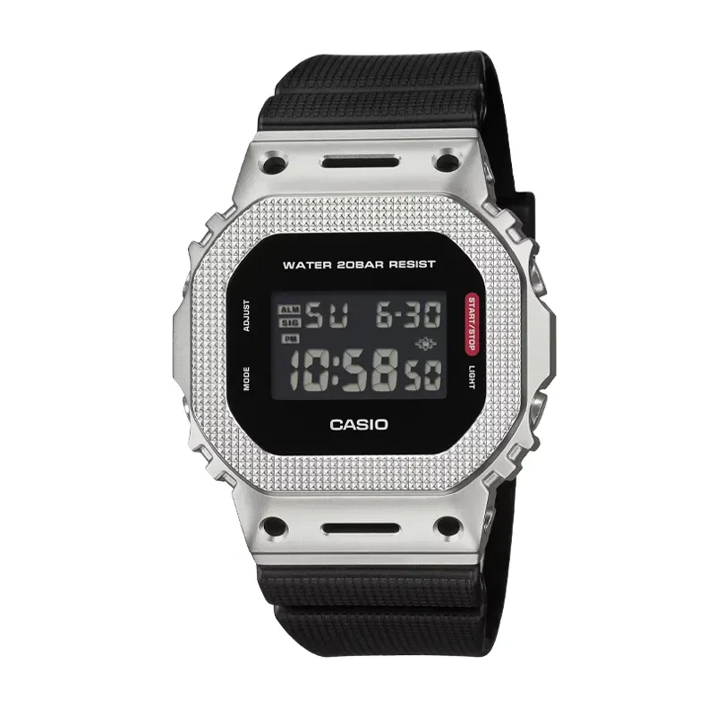 Casio G-Shock Black Digital Metal Bezel Men’s Watch- GM-5600M-1